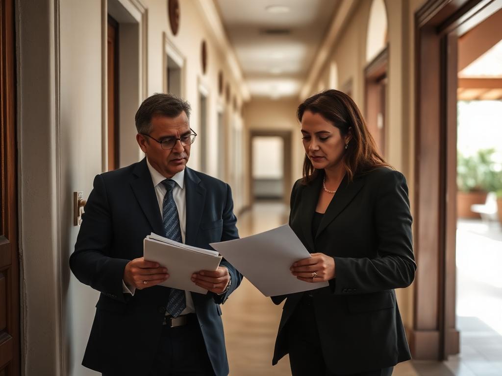 Contadores colombianos revisando facturación electrónica
