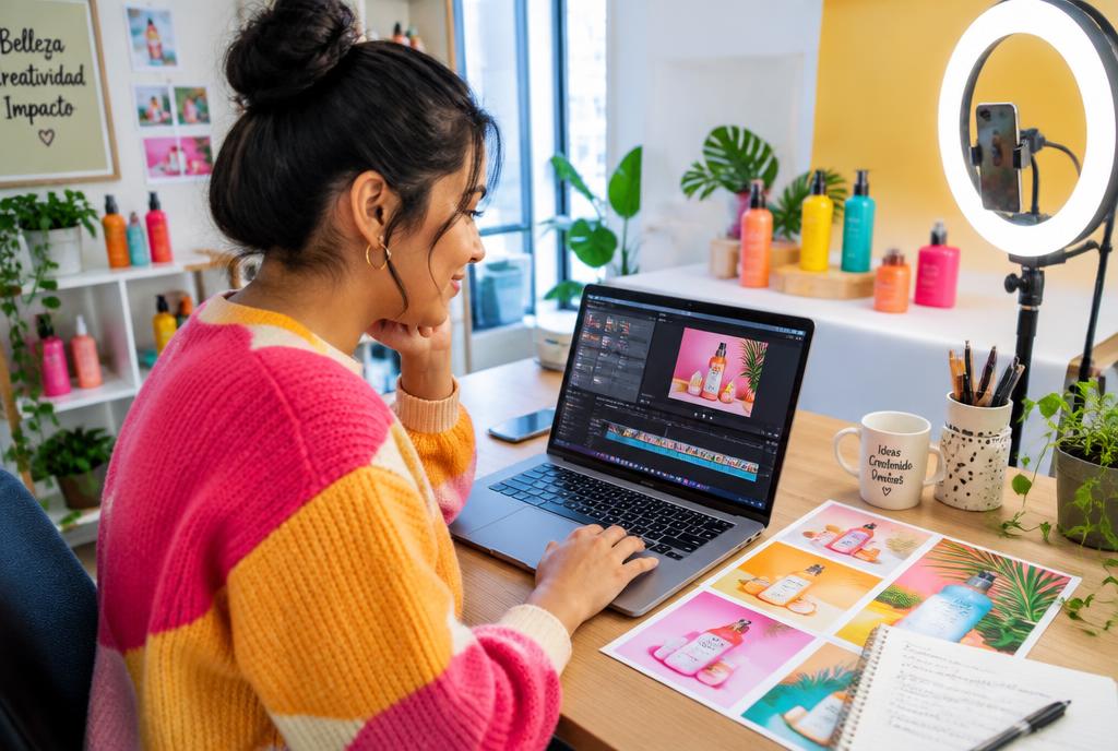 Estudiante del curso Imágenes publicitarias y videos con IA