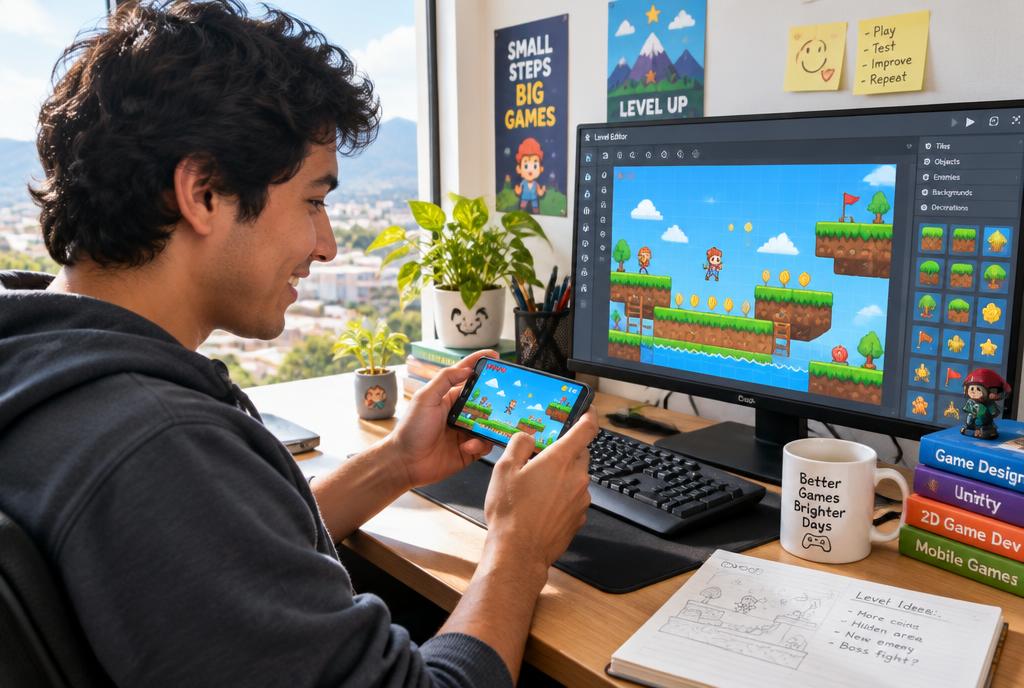 Estudiante del curso Videojuegos rentables con IA