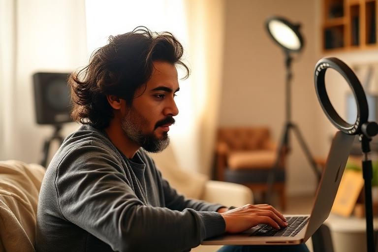 Estudiante del curso Crea videos e imágenes con IA