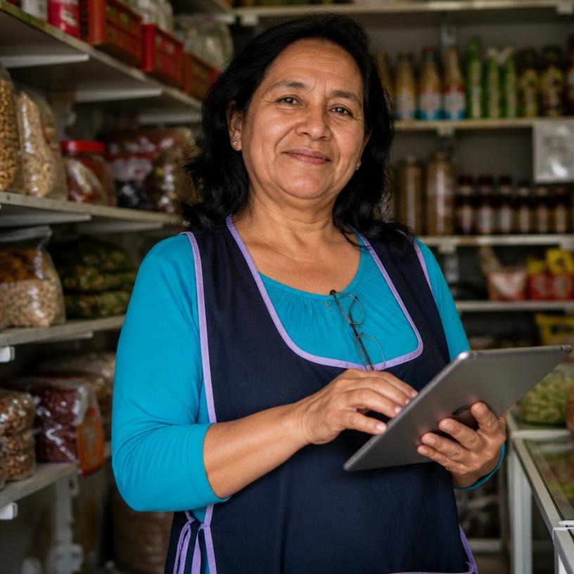 Marta Cifuentes, dueña de tienda
